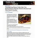 New Times Blog Clean Plate Charlie Thanksgiving