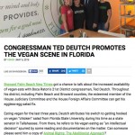 Congressman Ted Deutch is a Big Fan of Farmers Table