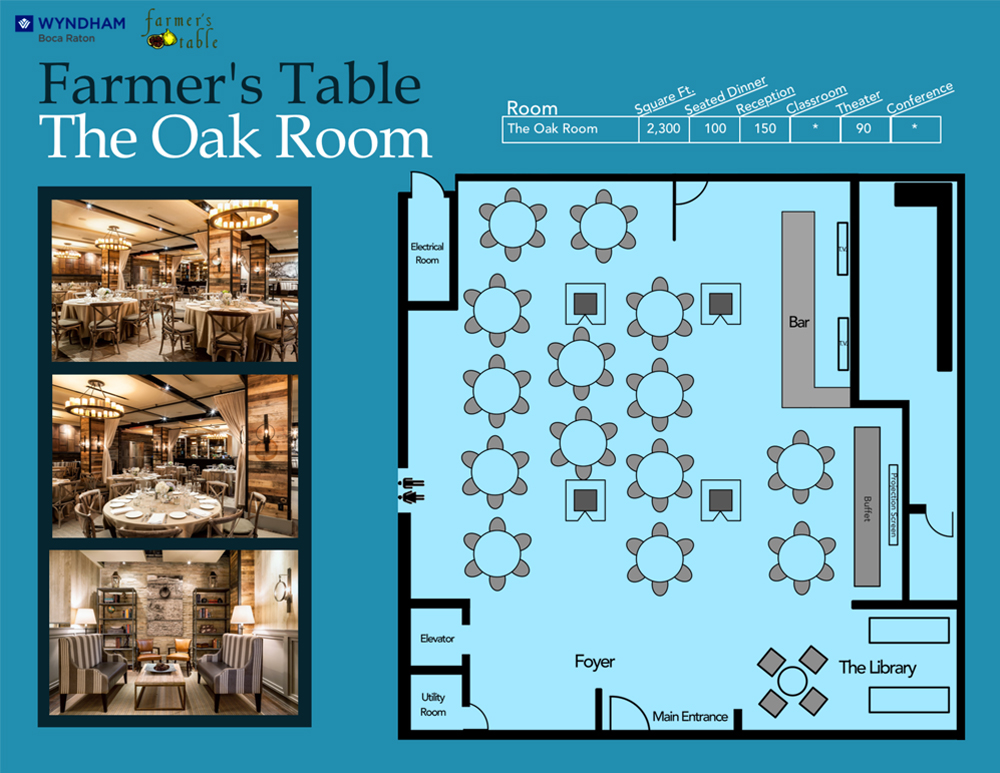 Floor Plans-Oak Room