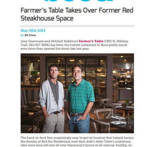 Farmer’s Table Takes Over