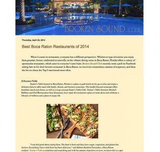 Best Boca Raton Restaurants 2014