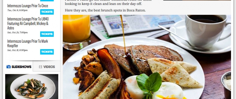The Best Places to Eat Brunch in Boca