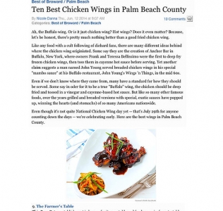 Best Chicken Wings in Palm Beach County