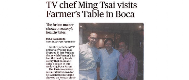 TV Chef Visits Farmer’s Table