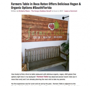 Delicious Vegan & Organic Options